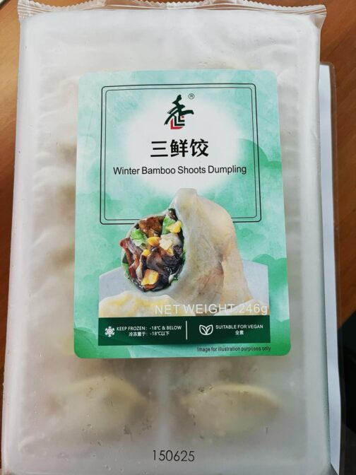 Vegetarian Winter Bamboo Shoots Dumpling